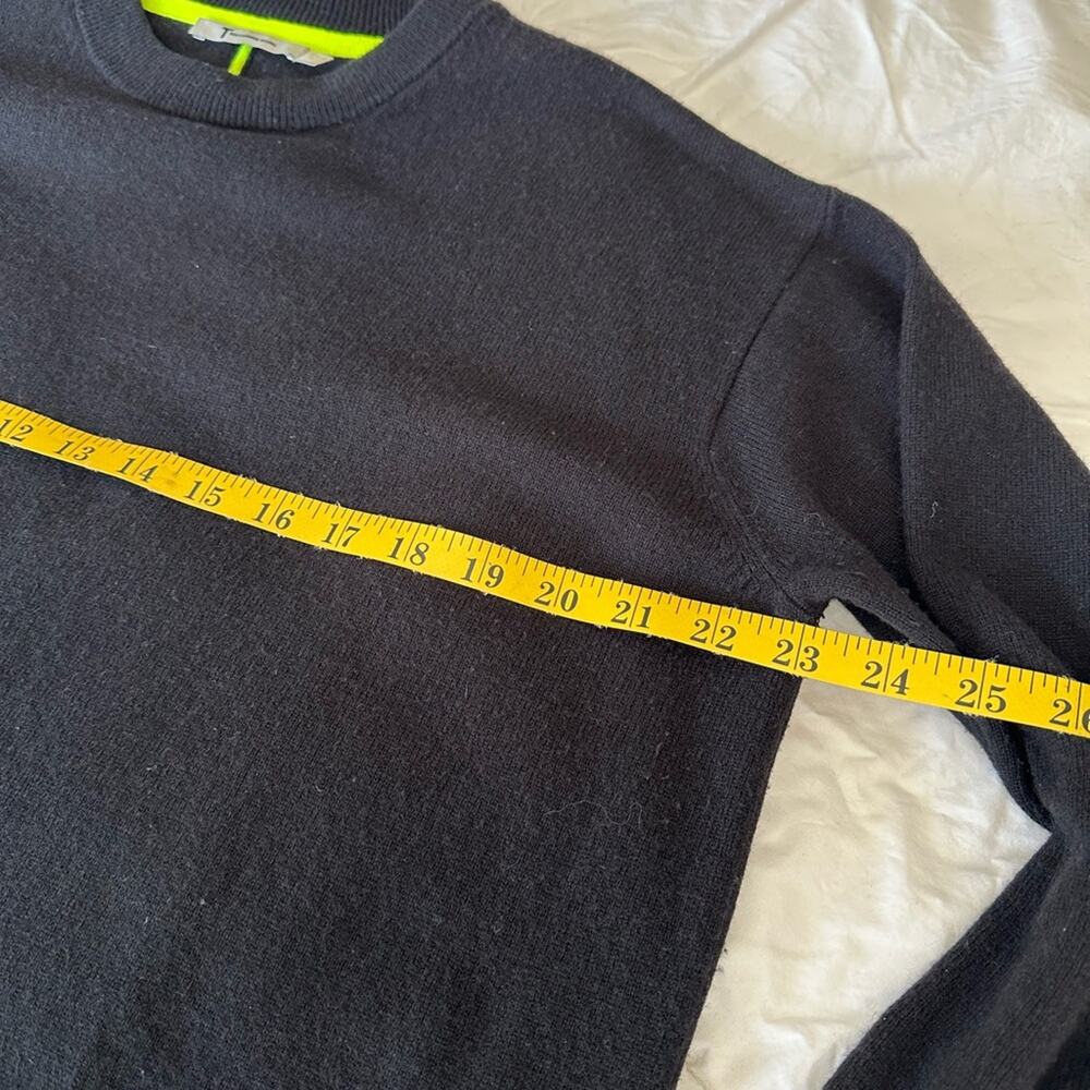 Alexander Wang black knit with neon green stripe, size medium - Picture 13 of 13
